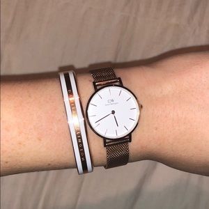 Daniel Wellington Rose Gold Watch & Bracelet